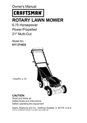 Craftsman 917.374822 Manual De Instrucciones