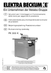 Elektra Beckum PK 300 K Manual De Instrucciones