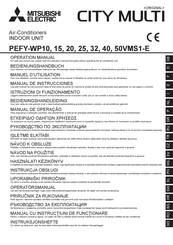 Mitsubishi Electric CITY MULTI PEFY-WP10VMS1-E Manual De Instrucciones