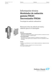 Endress+Hauser FHG65 Serie Información Técnica