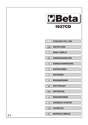 Beta 1927CD Instrucciones