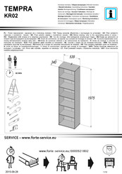 Forte TEMPRA KR02 Instrucción De Montaje