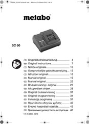 Metabo SC 60 Manual Original