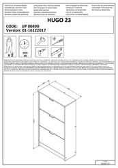 Forma Ideale HUGO 23 UP 00490 Instrucciones De Montaje