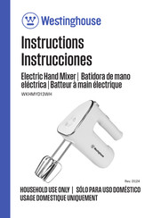 Westinghouse WKHMYD13WH Instrucciones