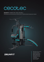 cecotec DRUMFIT HOMEGYM 2000 DOUBLE Manual De Instrucciones