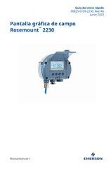 Emerson Rosemount 2230 Guia De Inicio Rapido