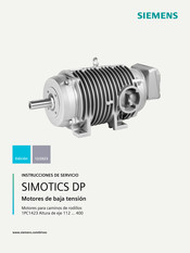 Siemens SIMOTICS DP 1PC1423 AH 112 400 Serie Instrucciones De Servicio