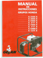 Gesan G5TFH Manual De Instrucciones