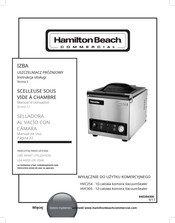 Hamilton Beach Commercial PrimaVac Manual De Uso