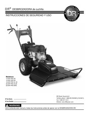 DR Power Equipment 16.5 HP PRO XL 30 Instrucciones De Seguridad