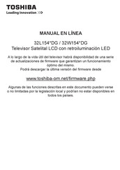 Toshiba 32L154 DG Serie Manual En Linea