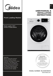 Midea MLH25N7BWW Manual De Instrucciones