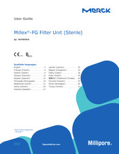 MERCK Millipore Millex-FG SLFG025LS Guia Del Usuario