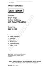 Craftsman 919.184193 Manual De Instrucciones