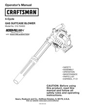 Craftsman 316.794830 Manual De Instrucciones