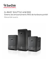 SanDisk G-RAID SHUTTLE 4/8/SSD Manual Del Usuario