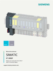 Siemens SIMATIC ET 200SP Manual De Producto