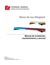 Federal Signal Allegiant ALGT94 Manual De Instalación Y Mantenimiento