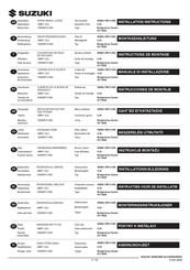 Suzuki 990E0-78R13-000 Instrucciones De Montaje
