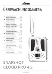 Dörr SNAPSHOT CLOUD PRO 4G Manual De Instrucciones