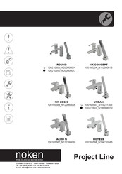 noken Project Line URBAN 100271603 N199998910 Instrucciones De Instalación