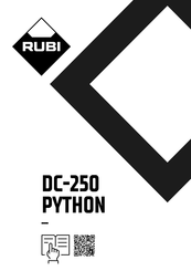 Rubi DC-250 PYTHON Instrucciones Originales