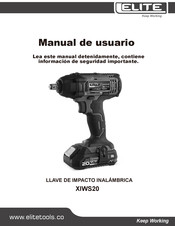 Elite XIWS20 Manual De Usuario