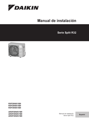 Daikin ARXP20N5V1B9 Manual De Instalación