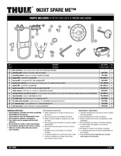 Thule 963XT SPARE ME Instrucciones De Montaje