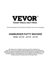 VEVOR JKH-130 Manual Del Usuario