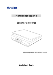 Avision BT-2105B Manual Del Usuario