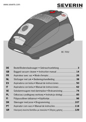 SEVERIN BC 7052 Manual De Instrucciones