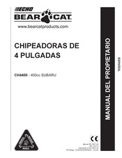 Echo BEAR CAT CH4400 Manual Del Propietário