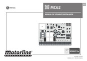 Motorline professional MC62 Manual De Usuario/Instalador