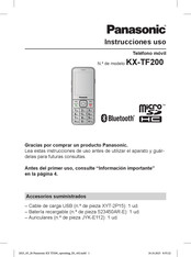 Panasonic KX-TF200 Instrucciones De Uso