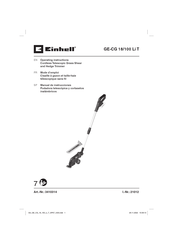 EINHELL 3410314 Manual De Instrucciones