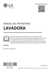 LG WP15BAR Manual Del Propietário