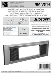 Mantion SLIDSOFT NM V314 Instrucciones De Montaje