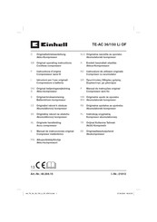 EINHELL TE-AC 36/150 Li OF Manual De Instrucciones Original