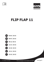 GYS FLIP FLAP 11 Manual Del Usuario