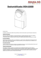 Aktobis AG WDH-520EB Manual