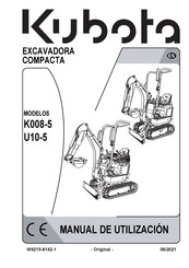 KUBOTA U10-5 Manual De Utilización