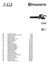 Husqvarna 230iB Manual De Usuario