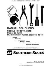 Southern States SO17542STB Manual Del Dueño