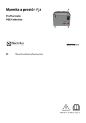 Electrolux Professional ProThermetic PBEN Manual De Instalación Y Funcionamiento