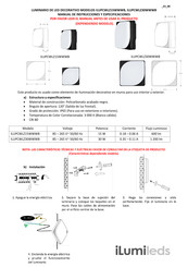 iLumileds ILUPCWLZ15WWWB Manual De Instrucciones Y Especificaciones