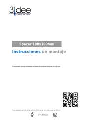 3idee Spacer 100x100mm Instrucciones De Montaje