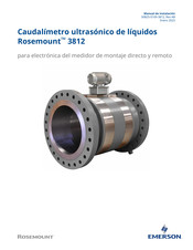 Emerson Rosemount 3812 Manual De Instalación