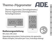 ADE WS 2323 Instrucciones De Operación